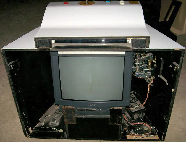 Arcade cabinet ready for a focused game session